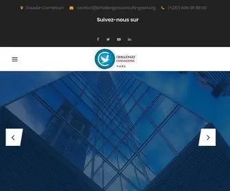 Challengesconsultingsarl.com(Cabinet Conseil en Gestion) Screenshot