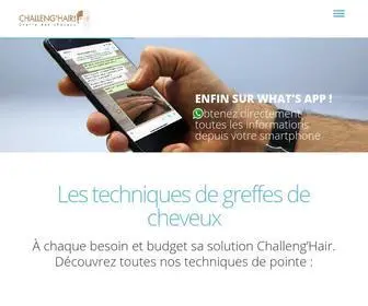 Challenghair-Paris.com(Greffe de Cheveux et Implants Capillaires) Screenshot