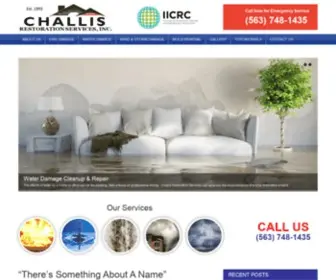 Challisrestorationservices.com(Challis Restoration) Screenshot