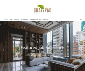 Challpac.com(Challpac Decoratives) Screenshot