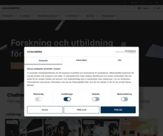 Chalmers.se(Chalmers tekniska högskola) Screenshot