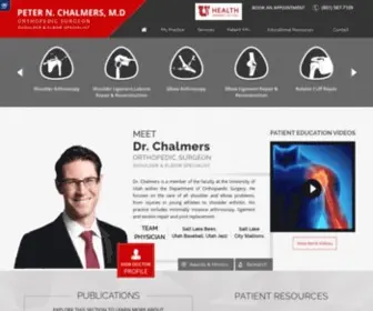 Chalmersmd.com(Dr Peter Chalmers) Screenshot