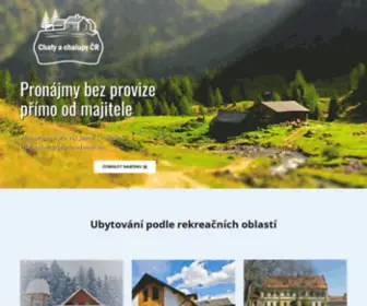 Chalupyachaty.cz(Chaty a chalupy CZ) Screenshot