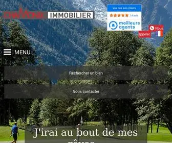 Cham-Immo.com(Immobilier à Chamonix) Screenshot