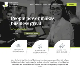 Chamber-Business.com(Bedfordshire Chamber of Commerce) Screenshot