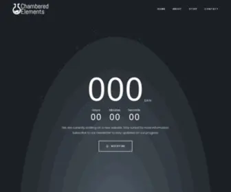 Chamberedelements.com(Chambered Elements) Screenshot