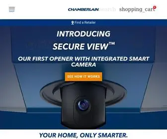 Chamberlain.com(Garage Door Openers) Screenshot