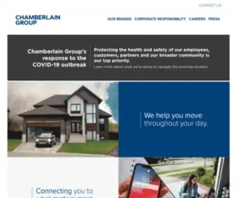 Chamberlaingroup.com(Chamberlain Group) Screenshot