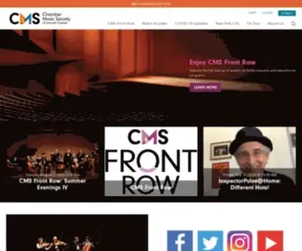 Chambermusicsociety.org(The Chamber Music Society of Lincoln Center) Screenshot
