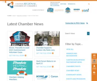 Chambernews.org((by Canton Regional Chamber)) Screenshot