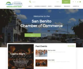 Chamberofsanbenito.com(San Benito Chamber of Commerce) Screenshot