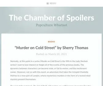 Chamberofspoilers.com(Popculture Whatnot) Screenshot