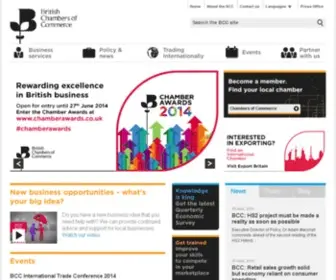 Chamberonline.co.uk(British Chambers of Commerce) Screenshot