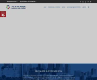 Chamberphl.com(At the Heart of Good Business) Screenshot