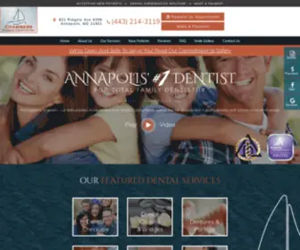 Chambersfamilydentistry.com(Dentist Annapolis) Screenshot