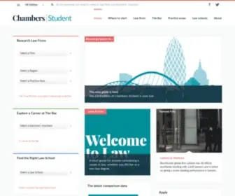 Chambersstudent.com(Law careers) Screenshot