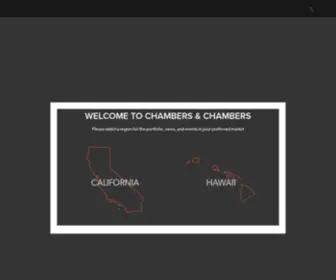 Chamberswines.com(Chambers & Chambers) Screenshot