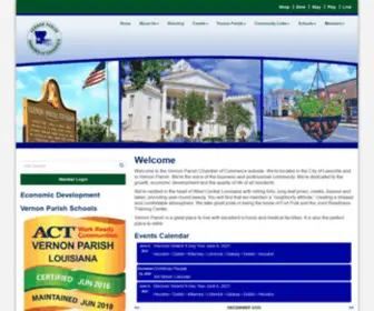 Chambervernonparish.com(Greater Vernon Chamber of Commerce) Screenshot