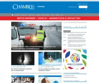Chamblyexpress.ca(Chambly Express) Screenshot