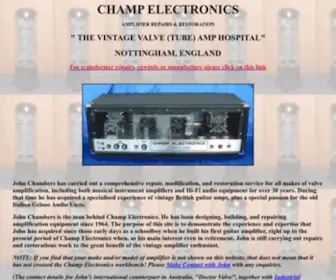 Chambonino.com(Champ Electronics) Screenshot