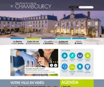 Chambourcy.fr(Site officiel de la ville de Chambourcy) Screenshot