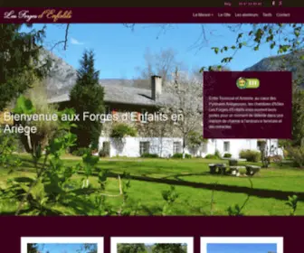 Chambre-Dhote-Gite-Ariege.com(Les Forges d’Enfalits) Screenshot