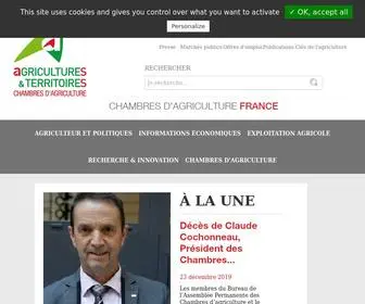 Chambres-Agriculture.fr(Chambres d'agriculture) Screenshot