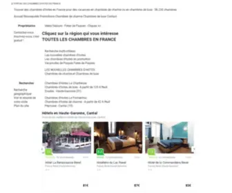 Chambres-Hotes-EN-France.com(Guide gratuit des chambres d'hotes en France) Screenshot