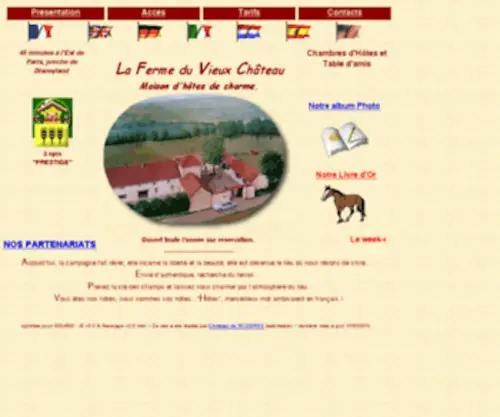 Chambres-Table-Hotes.com(Ferme du Vieux Chateau) Screenshot