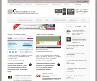 Chambresdhotes-Conseils.com(Réseaux sociaux) Screenshot