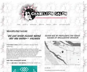 Chameleonnw.com(Chameleon Salon) Screenshot