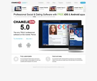 Chameleonscript.com(Dating Software & Social Networking Script Chameleon) Screenshot