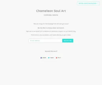 Chameleonsoulart.com(Chameleon Soul Art) Screenshot