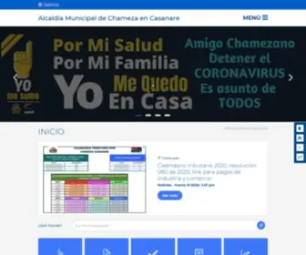 Chameza-Casanare.gov.co(Chameza Casanare) Screenshot
