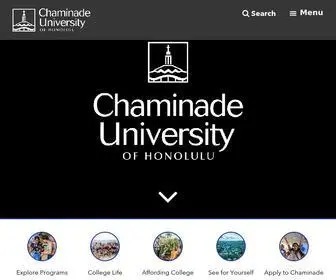 Chaminade.edu(Chaminade University of Honolulu) Screenshot