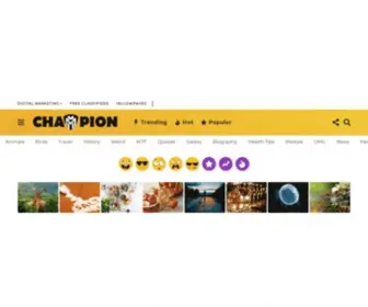 Chammpion.com(Interesting Facts) Screenshot