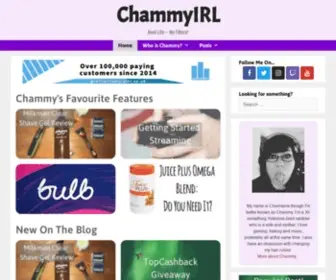 Chammyirl.co.uk(Real Life) Screenshot