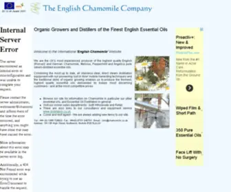 Chamomile.co.uk(The English Chamomile Company) Screenshot