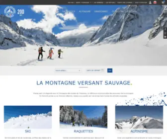 Chamonix-Guides.com(Compagnie des Guides de Chamonix) Screenshot