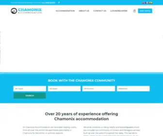 Chamonixaccommodation.com(Chamonix Chalets & Apartments) Screenshot