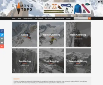 Chamonixtopo.com(Chamonix Topo) Screenshot