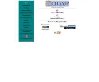 Champ.ca(Champ Consulting Services) Screenshot