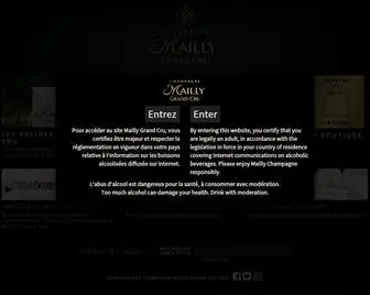 Champagne-Mailly.com(Champagne Mailly Grand Cru) Screenshot