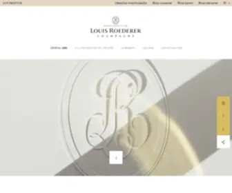 Champagne-Roederer.com(Champagne Roederer) Screenshot