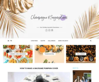 Champagneandsugarplums.com(Champagne and Sugarplums) Screenshot