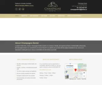 Champagnedental.ca(Champagne Dental) Screenshot