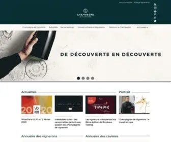 Champagnedevignerons.fr(Champagne) Screenshot