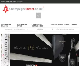 Champagnedirect.co.uk(UK Champagne Delivery) Screenshot