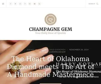 Champagnegem.com(Your Daily Dose of Sparkle) Screenshot