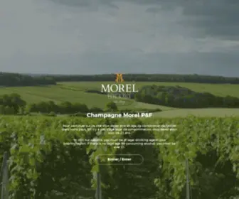 Champagnemorel.com(Champagne et Rosé des Riceys MOREL) Screenshot